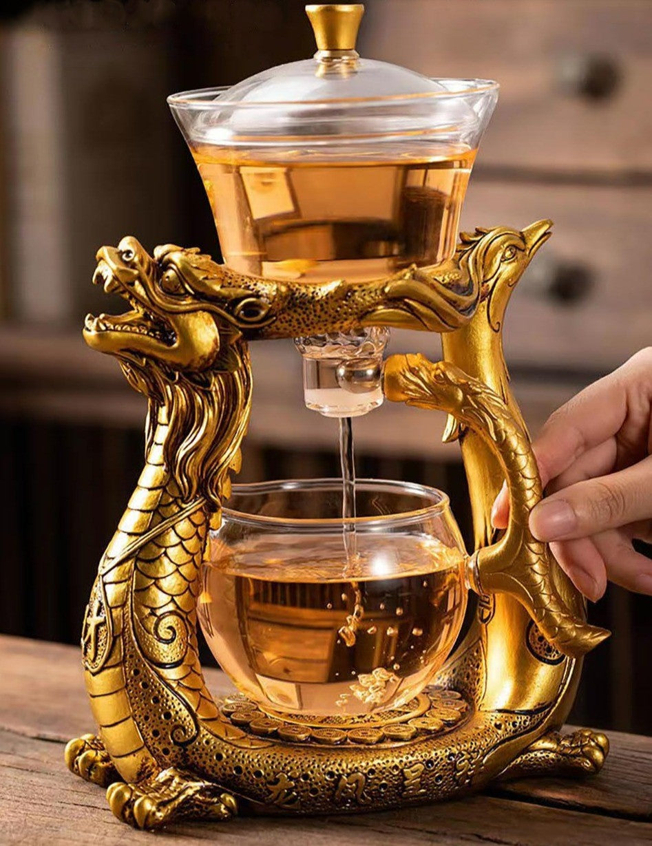 Dragon Teapot and Five Mugs