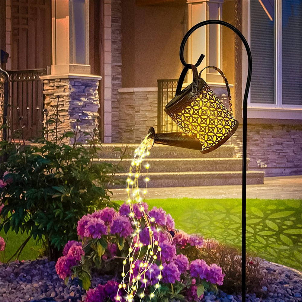 Solar Watering Can Ornament